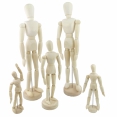 優質原木製人型 4.5''Quality Wooden Manikin 4.5'' 優質原木製人型 4.5''Quality Wooden Manikin 4.5''
