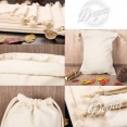 DIY純棉無印束口袋 24 x 32cmDIY Plain Calico Drawstring Bag 24 x 32cm DIY純棉無印束口袋 24 x 32cmDIY Plain Calico Drawstring Bag 24 x 32cm