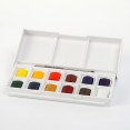 溫莎牛頓COTMAN水彩12色半磚寫生套裝W&N COTMAN Watercolour Sketcher' Pocket Box 12HP Set 溫莎牛頓COTMAN水彩12色半磚寫生套裝W&N COTMAN Watercolour Sketcher' Pocket Box 12HP Set