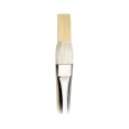 溫莎牛頓畫家系列平頭短毛長桿豬鬃毛畫筆WINSOR & NEWTON Artist's Hog Short Flat Long Handle 