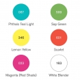 溫莎牛頓PIGMENT麥克筆-6色套裝(鮮艷系列)WINSOR & NEWTON Set of 6 Pigment Marker - Vibrant tones