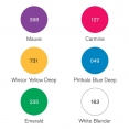 溫莎牛頓PIGMENT麥克筆-6色套裝(深色系列)WINSOR & NEWTON Set of 6 Pigment Marker - rich tones