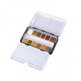 韓國MUNGYO水彩12色半磚套裝 - 金屬色系Mungyo Professional Watercolour 12 Half-pans Set - Metallic 韓國MUNGYO水彩12色半磚套裝 - 金屬色系Mungyo Professional Watercolour 12 Half-pans Set - Metallic