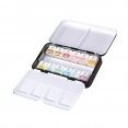 韓國MUNGYO水彩12色半磚套裝 - 粉色系Mungyo Professional Watercolour 12 Half-pans Set - Pastel