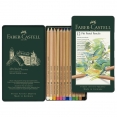 輝柏嘉PITT粉彩筆12色套裝Faber-Castell PITT Pastel Pencil, tin of 12