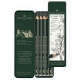 輝柏嘉素描鉛筆(粗桿)5支套裝Faber-Castell Castell 9000 Jumbo Graphite Pencil, Tin of 5pcs. 輝柏嘉素描鉛筆(粗桿)5支套裝Faber-Castell Castell 9000 Jumbo Graphite Pencil, Tin of 5pcs.