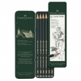 輝柏嘉素描鉛筆6支套裝Faber-Castell Castell 9000 Graphite Pencil, Tin of 6pcs. 輝柏嘉素描鉛筆6支套裝Faber-Castell Castell 9000 Graphite Pencil, Tin of 6pcs.