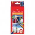 輝柏嘉初階木顏色(三角粗桿)套裝Faber-Castell Junior Triangular Extra Thick Colour Pencil Set
