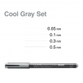 Copic Multiliner 4枝裝-冷灰色COPIC MULTILINER 4 Pcs Set - Cool Gray【新價格】