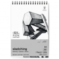 溫莎牛頓(幼紋)素描畫簿 110克 50張(綫圈)WINSOR & NEWTON (Light Grain) Cartridge Sketching Pad 110g 50SH (Spiral)