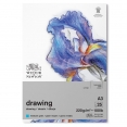 溫莎牛頓素描(中紋)繪畫簿220克25張WINSOR & NEWTON Medium Cartridge Drawing Pad 220g 25SH Gummed