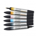 溫莎牛頓水彩軟咀麥克筆6色套裝 - Sky TonesWINSOR & NEWTON Promarker Watercolour 6 Set - Sky Tones 溫莎牛頓水彩軟咀麥克筆6色套裝 - Sky TonesWINSOR & NEWTON Promarker Watercolour 6 Set - Sky Tones