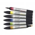 溫莎牛頓水彩軟咀麥克筆6色套裝 - Basic TonesWINSOR & NEWTON Promarker Watercolour 6 Set - Basic Tones 溫莎牛頓水彩軟咀麥克筆6色套裝 - Basic TonesWINSOR & NEWTON Promarker Watercolour 6 Set - Basic Tones