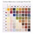 溫莎牛頓COTMAN水彩8色半磚連畫筆套裝 - LandscapeW&N Cotman Watercolour 8Hp Pocket Set - Landscape 溫莎牛頓COTMAN水彩8色半磚連畫筆套裝 - LandscapeW&N Cotman Watercolour 8Hp Pocket Set - Landscape