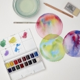 溫莎牛頓COTMAN水彩16色半磚連工具套裝W&N Cotman Water Colour 16 Half Pan Set with Accessories 溫莎牛頓COTMAN水彩16色半磚連工具套裝W&N Cotman Water Colour 16 Half Pan Set with Accessories