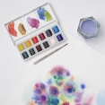 溫莎牛頓COTMAN水彩12色半磚寫生套裝W&N COTMAN Watercolour Sketcher' Pocket Box 12HP Set 溫莎牛頓COTMAN水彩12色半磚寫生套裝W&N COTMAN Watercolour Sketcher' Pocket Box 12HP Set