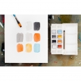 溫莎牛頓COTMAN水彩8色半磚(金屬色)連畫筆套裝Winsor & Newton Cotman Watercolour 8 HP Metallic Pocket Set