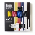 Liquitex Basics 塑膠彩75毫升4色+118毫升白色套裝Liquitex Basics Acrylic 4x75ml + 1x118ml Set Liquitex Basics 塑膠彩75毫升4色+118毫升白色套裝Liquitex Basics Acrylic 4x75ml + 1x118ml Set