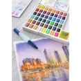 輝柏嘉48色磚裝水彩連畫筆套裝Faber-Castell Solid Water Color Set 48Col. 輝柏嘉48色磚裝水彩連畫筆套裝Faber-Castell Solid Water Color Set 48Col.