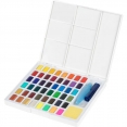 輝柏嘉48色磚裝水彩連畫筆套裝Faber-Castell Solid Water Color Set 48Col. 輝柏嘉48色磚裝水彩連畫筆套裝Faber-Castell Solid Water Color Set 48Col.