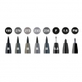 輝柏嘉美術筆8枝裝(黑色及灰色)Faber-Castell PITT India Ink Pen (Black & Grey) 8pcs 輝柏嘉美術筆8枝裝(黑色及灰色)Faber-Castell PITT India Ink Pen (Black & Grey) 8pcs