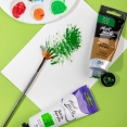 蒙瑪特尼龍短桿扇形畫筆-6號Mont Marte Artist Taklon Fan Brush #6 蒙瑪特尼龍短桿扇形畫筆-6號Mont Marte Artist Taklon Fan Brush #6