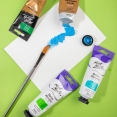 蒙瑪特尼龍刀型鋒畫筆3/8''Mont Marte Artist Taklon Brush - Dagger 3/8''