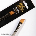 蒙瑪特斜峰尼龍長桿畫筆Mont Marte Artist Taklon Brush - Angle