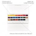 溫莎牛頓COTMAN水彩24色全磚寫生套裝Winsor & Newton COTMAN Watercolour Studio 24's col. WholePans Set 溫莎牛頓COTMAN水彩24色全磚寫生套裝Winsor & Newton COTMAN Watercolour Studio 24's col. WholePans Set