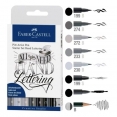 輝柏嘉尼龍軟咀美術筆-書法系列8支裝Faber-Castell PITT Pen Brush Lettering Set, Wallet-8pcs 輝柏嘉尼龍軟咀美術筆-書法系列8支裝Faber-Castell PITT Pen Brush Lettering Set, Wallet-8pcs