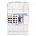 溫莎牛頓COTMAN水彩16色半磚+3色8毫升套裝W&N Cotman Water Colour 16 HP + 3x8ml Tube Set 溫莎牛頓COTMAN水彩16色半磚+3色8毫升套裝W&N Cotman Water Colour 16 HP + 3x8ml Tube Set
