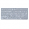 臺灣確斯優質字母尺10mmCox Graphic Lettering Stencil 10mm 臺灣確斯優質字母尺10mmCox Graphic Lettering Stencil 10mm