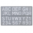 臺灣確斯優質字母尺30mmCox Graphic Lettering Stencil 30mm 臺灣確斯優質字母尺30mmCox Graphic Lettering Stencil 30mm