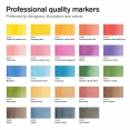溫莎牛頓水彩軟咀麥克筆24色套裝WINSOR & NEWTON Promarker Watercolour 24 Set