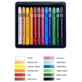 韓國MUNGYO 水溶蠟筆12色(金屬盒)套裝Mungyo Gallery Watersoluble Crayons - 12 Colour Metal Box Set