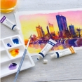 輝柏嘉水彩9毫升12色連調色碟套裝Faber-Castell Watercolour 12x9ml Tube Set with Mixing Palette