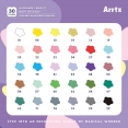 Arrtx塑膠彩軟咀麥克筆30色套裝 - AArrtx Acrylic Brush Marker 30 Colour A Set Arrtx塑膠彩軟咀麥克筆30色套裝 - AArrtx Acrylic Brush Marker 30 Colour A Set