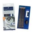 輝柏嘉金裝系列素描鉛筆6支套裝連筆刨Faber-Castell Goldfaber Graphite Pencil Sketch Set 6pc 輝柏嘉金裝系列素描鉛筆6支套裝連筆刨Faber-Castell Goldfaber Graphite Pencil Sketch Set 6pc