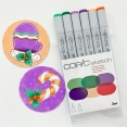 Copic sketch麥克筆6枝裝-Secondary TonesCOPIC sketch Marker 6pc Set Secondary Tones【新價格】 Copic sketch麥克筆6枝裝-Secondary TonesCOPIC sketch Marker 6pc Set Secondary Tones【新價格】