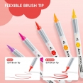 Arrtx Direct Liquid Ink 系列塑膠彩軟咀麥克筆60色套裝Arrtx Direct Liquid Ink Acrylic Brush Marker 60 Colour Set Arrtx Direct Liquid Ink 系列塑膠彩軟咀麥克筆60色套裝Arrtx Direct Liquid Ink Acrylic Brush Marker 60 Colour Set