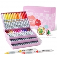 Arrtx Direct Liquid Ink 系列塑膠彩軟咀麥克筆60色套裝Arrtx Direct Liquid Ink Acrylic Brush Marker 60 Colour Set Arrtx Direct Liquid Ink 系列塑膠彩軟咀麥克筆60色套裝Arrtx Direct Liquid Ink Acrylic Brush Marker 60 Colour Set