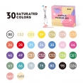 Arrtx塑膠彩軟咀麥克筆30色套裝 - DArrtx Acrylic Brush Marker 30 Colour D Set Arrtx塑膠彩軟咀麥克筆30色套裝 - DArrtx Acrylic Brush Marker 30 Colour D Set