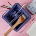 蒙瑪特方形塑膠清洗器 Mont Marte Plastic Brushwasher - Twin Compartment 蒙瑪特方形塑膠清洗器 Mont Marte Plastic Brushwasher - Twin Compartment