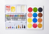 溫莎牛頓專業水彩12色5毫升鋁管鐵盒套裝W&N Professional Water Colour Light Weight Metal Box 12x5ml Tube 溫莎牛頓專業水彩12色5毫升鋁管鐵盒套裝W&N Professional Water Colour Light Weight Metal Box 12x5ml Tube