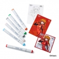新世紀福音戰士 EVA x Copic Sketch 麥克筆6枝限量套裝 - 明日香Evangelion x Copic Limited Edition 6pc Set - Asuka 新世紀福音戰士 EVA x Copic Sketch 麥克筆6枝限量套裝 - 明日香Evangelion x Copic Limited Edition 6pc Set - Asuka