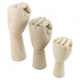 優質原木製手模型(男性-左)Quality Wooden Left Hand Model (Male)